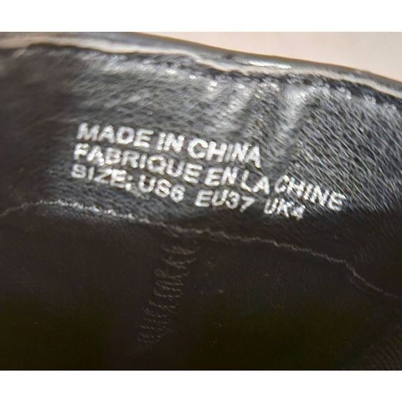 Urban Outfitters Leather Chelsea Pull-On Boots Womens Size US 6 Black Ankle - Picture 8 of 8